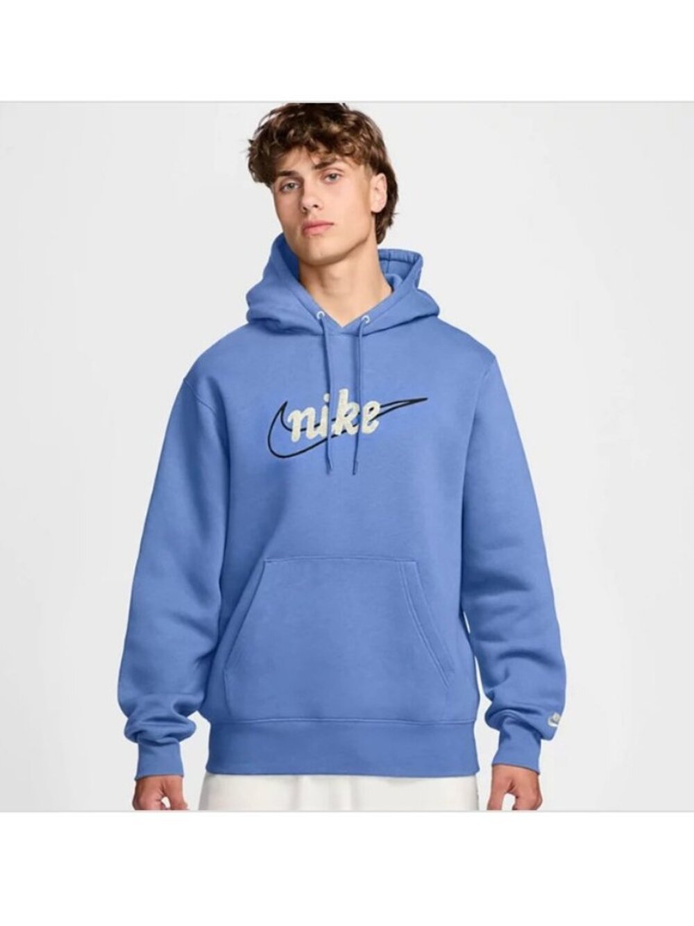 Nike Mens Sportswear Club Fleece Hoodie Small Royal Pulse Sweatshirt IF0685-494